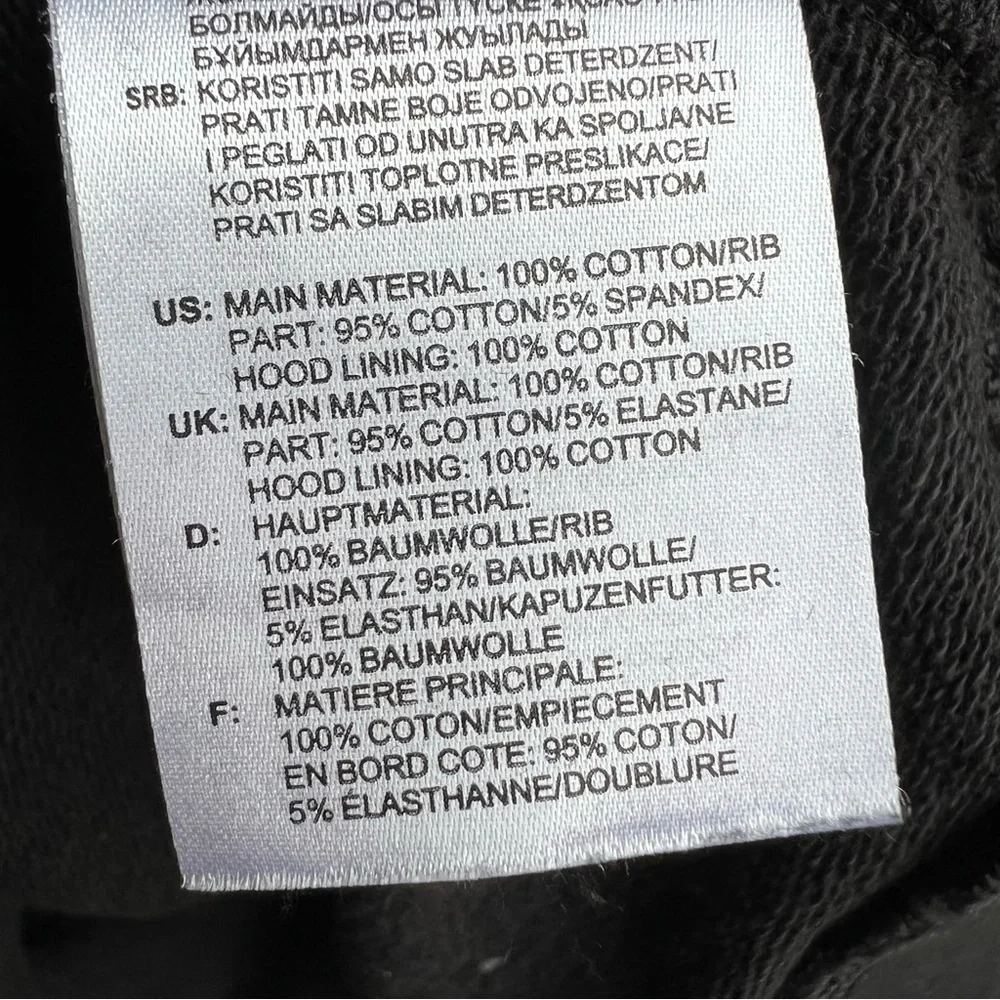 Adidas Originals Trefoil Black Hoodie Sweatshirt, Men’s Size Medium